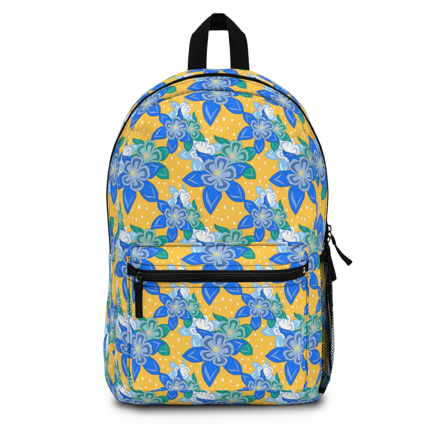 Coast Salish Yellow Floral Backpack