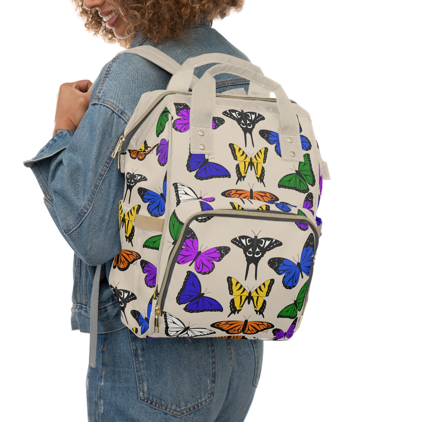 Coast Salish Butterfly Diaper Bag/Backpack