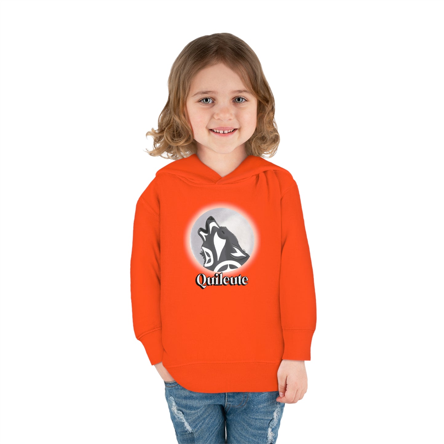 Toddler Quileute Wolf and Moon Hoodie