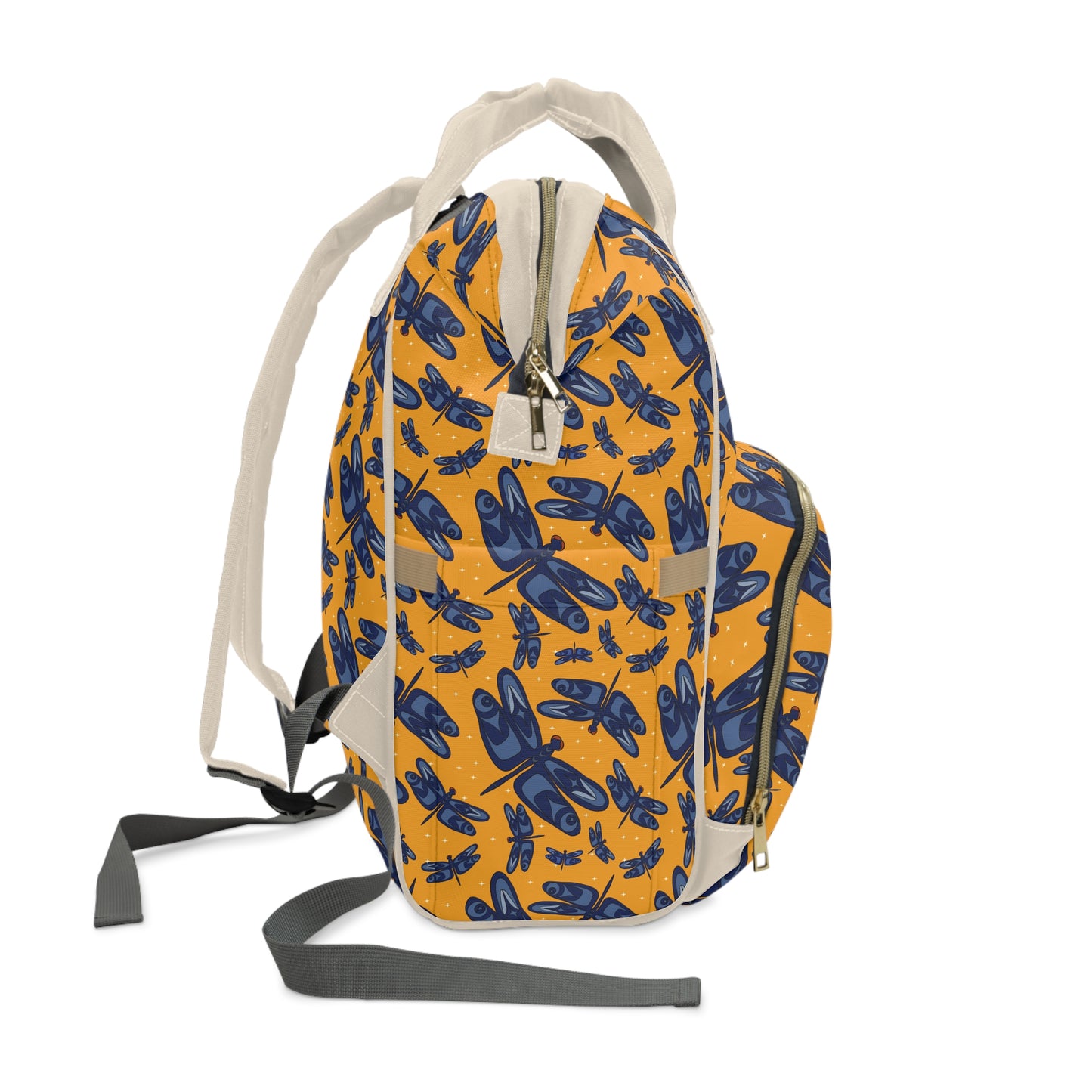 Coast Salish Dragonfly Diaper Bag/Backpack