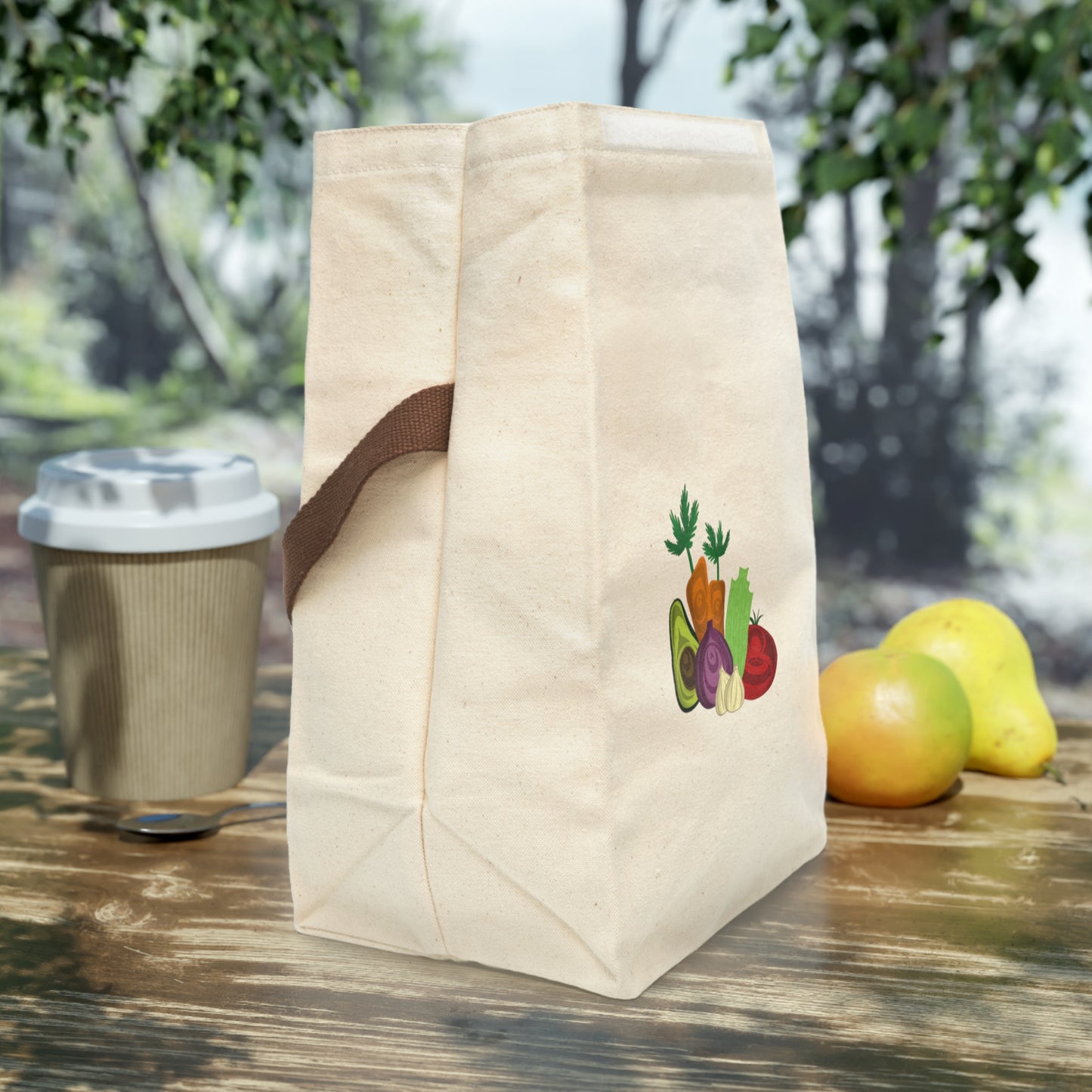 Coast Salish Veggies Lunch Bag