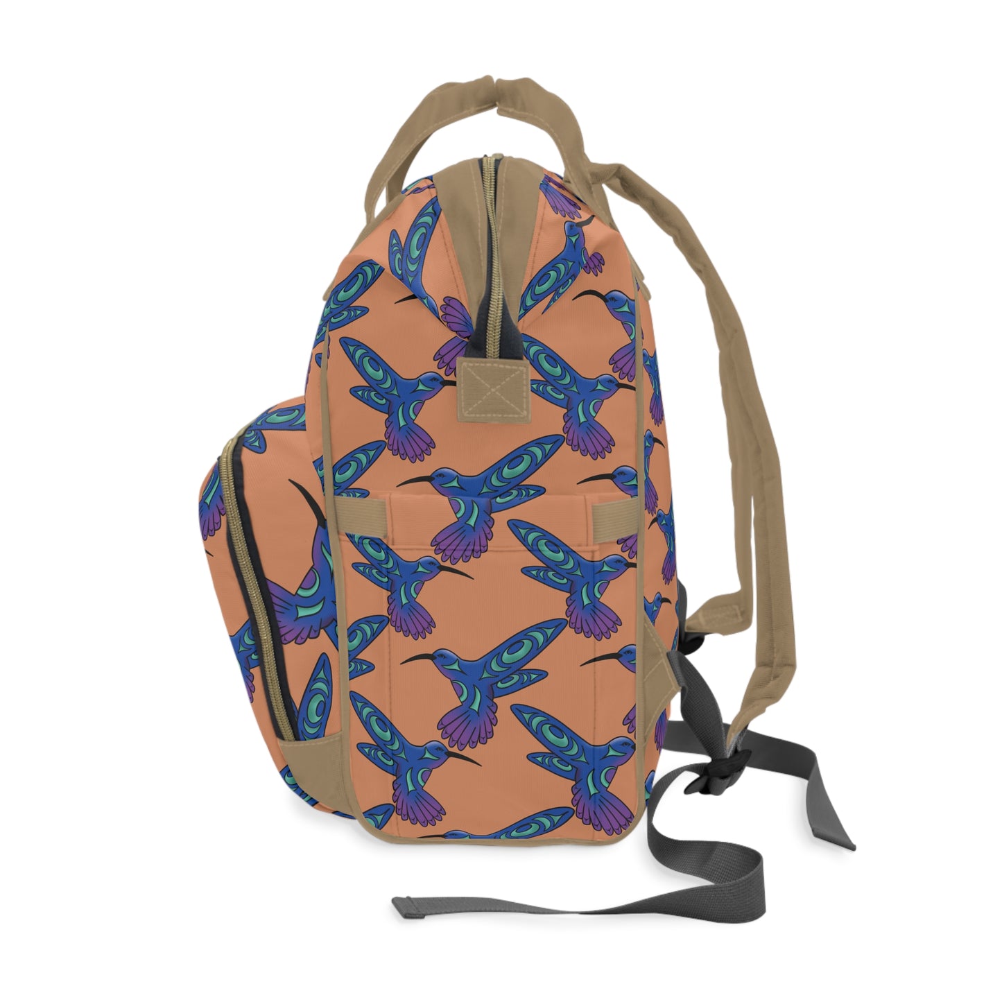 Coast Salish Hummingbird Diaper Bag