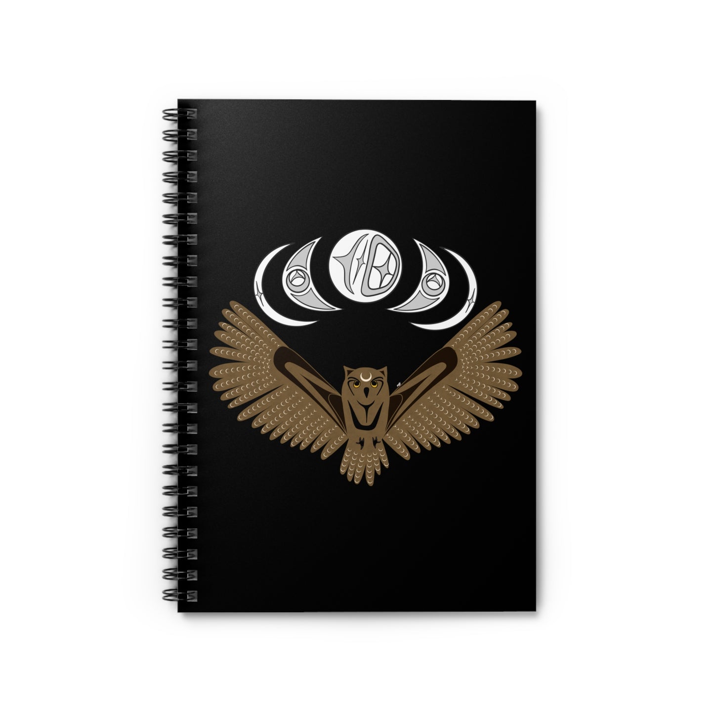 Moon Phase Owl Notebook
