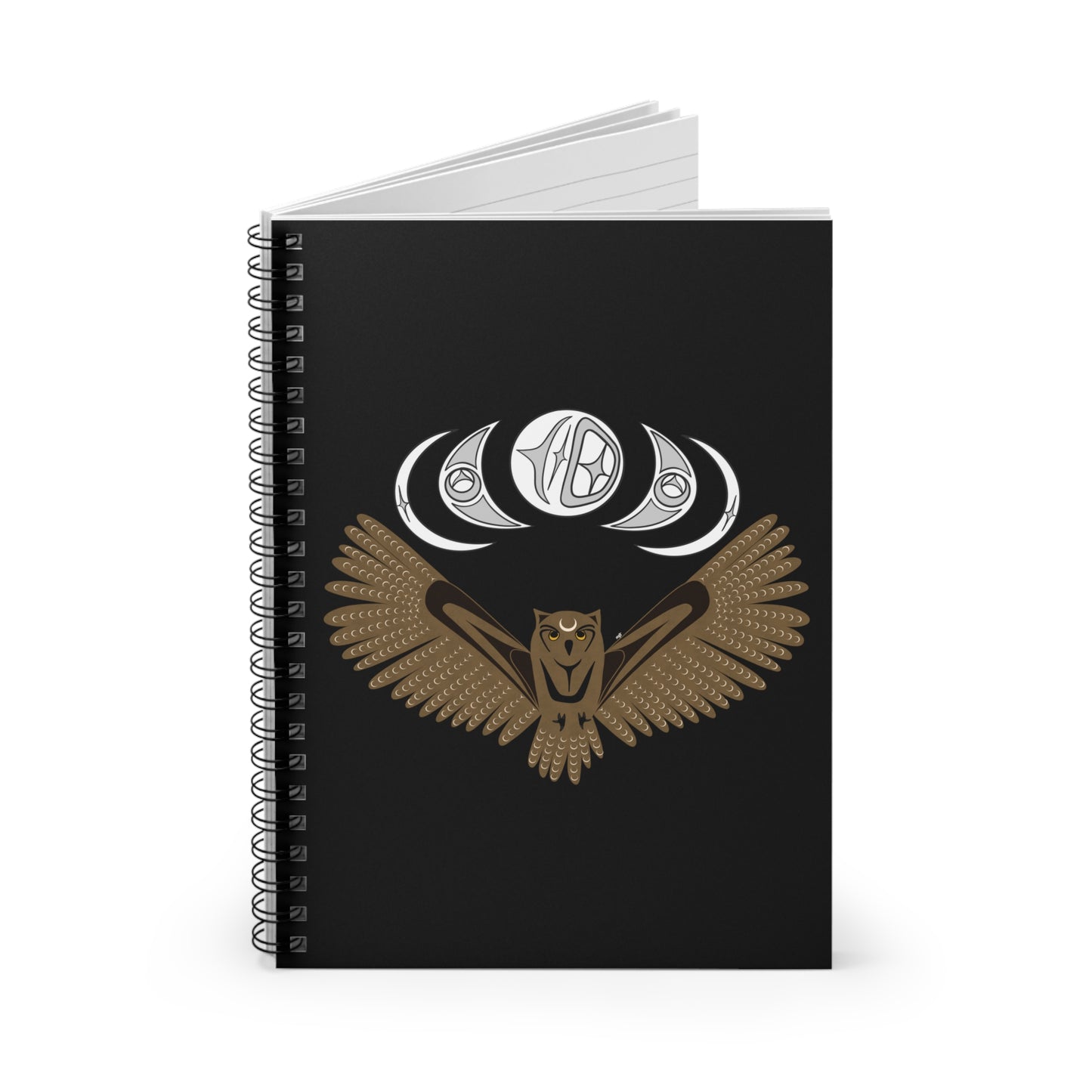 Moon Phase Owl Notebook