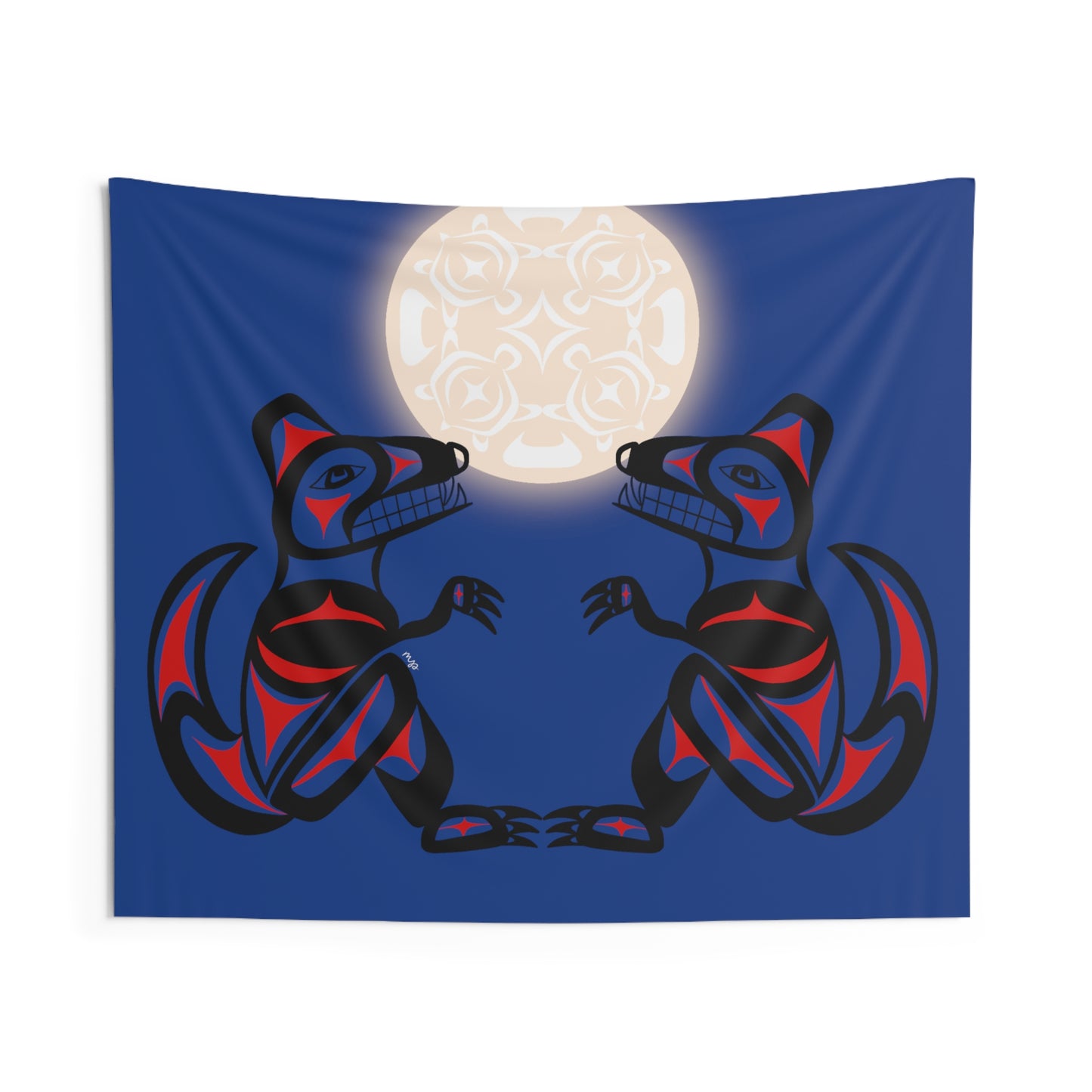Dancing Wolves Tapestry