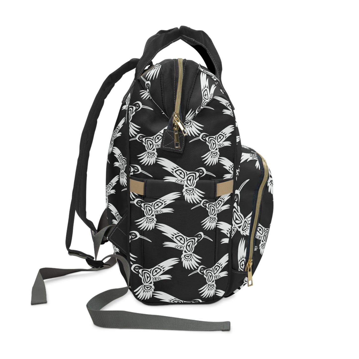 Coast Salish Hummingbird Diaperbag/Backpack