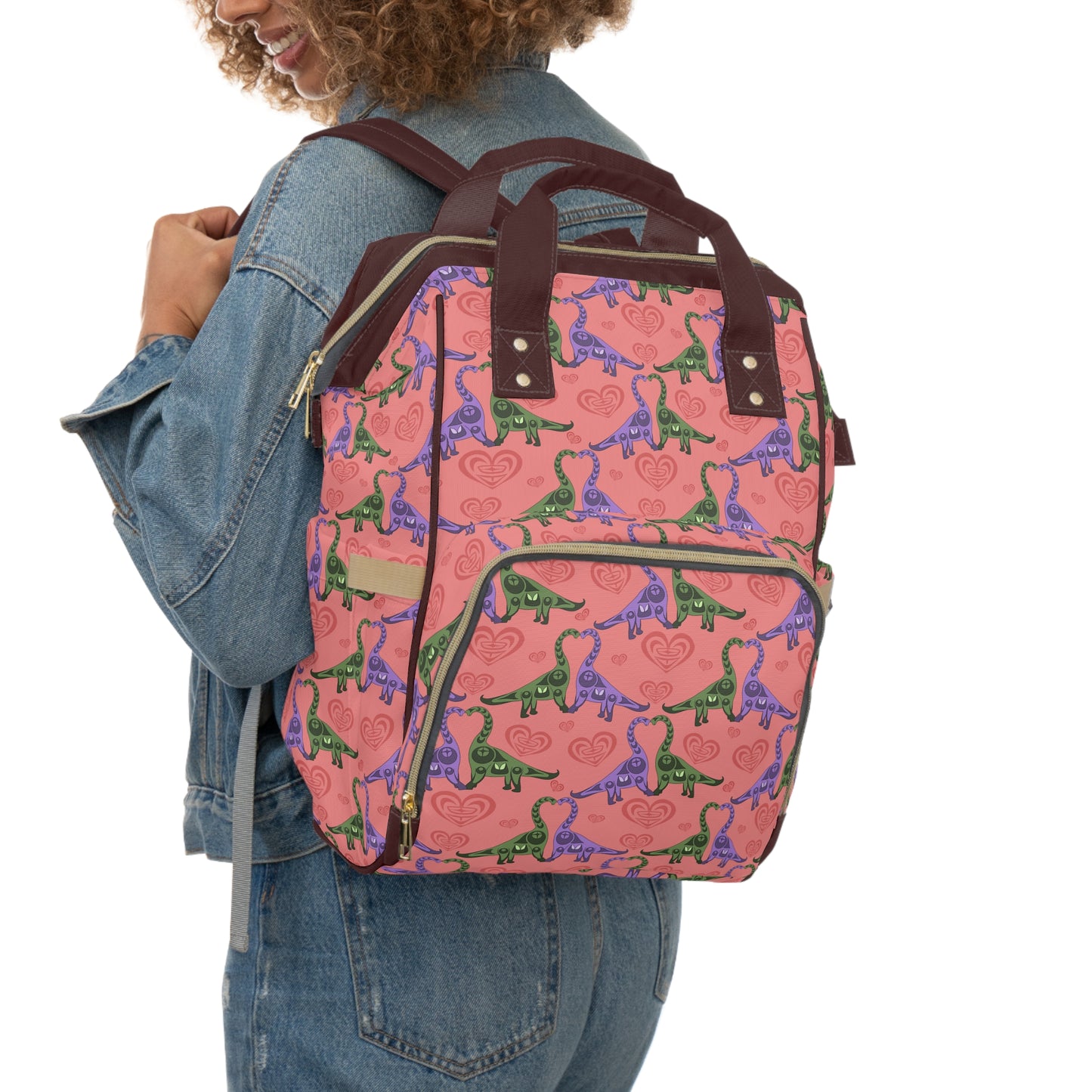 Coast Salish Dinosaur Diaperbag/Backpack