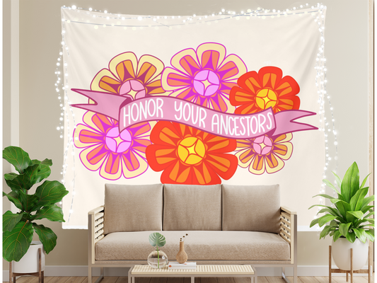Honor Your Ancestors Wall Tapestry