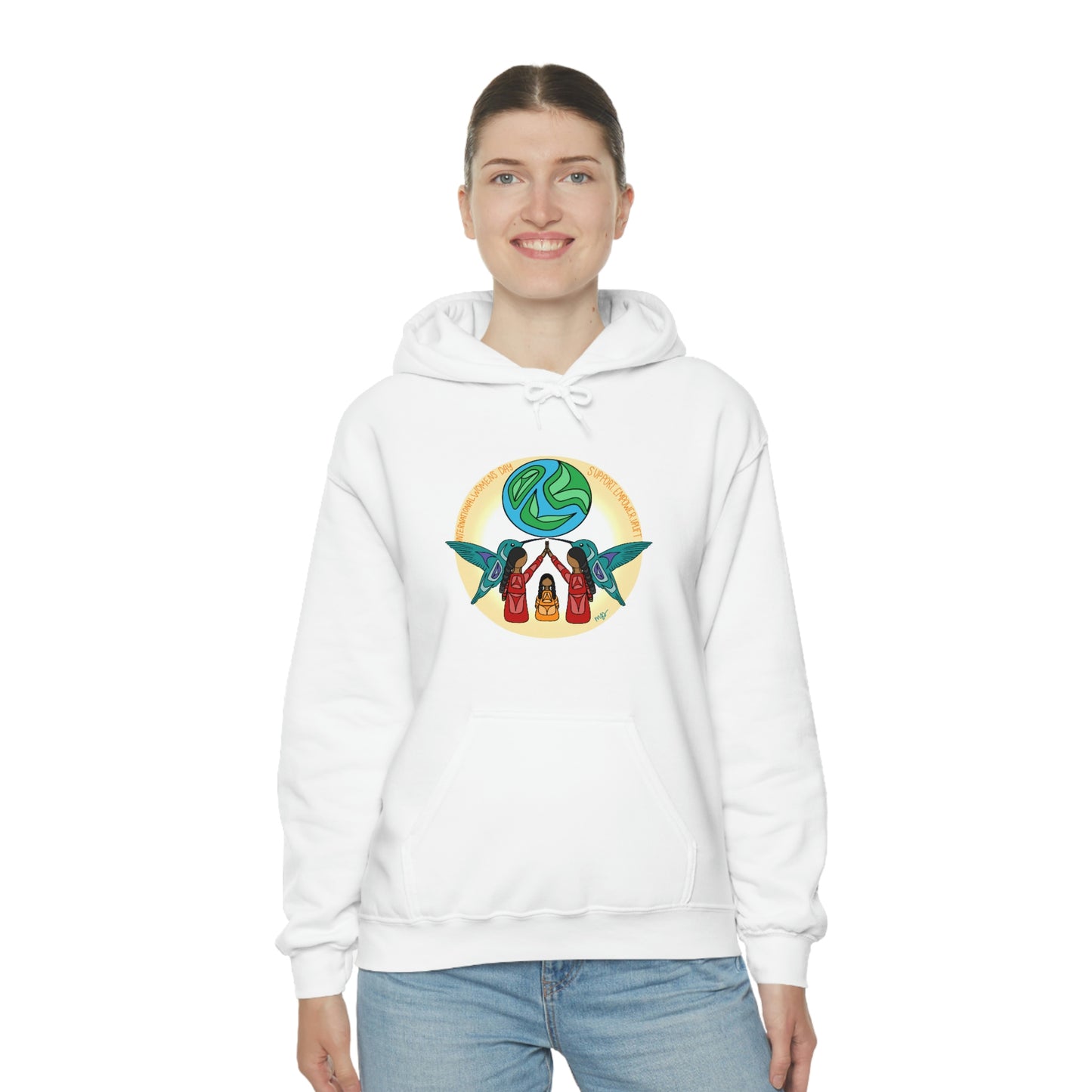 Coast Salish Indigenous Women are Sacred Sweatshirt Native American Hummingbirds