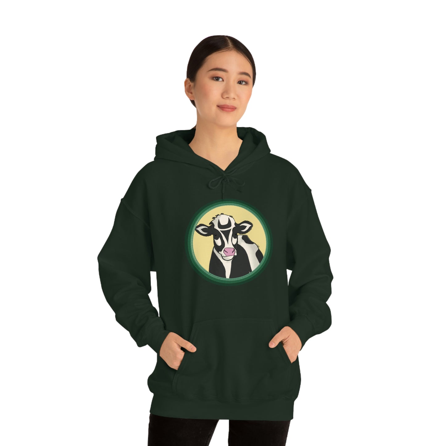 Indigenous Cow Sweatshirt Native American Hoodie