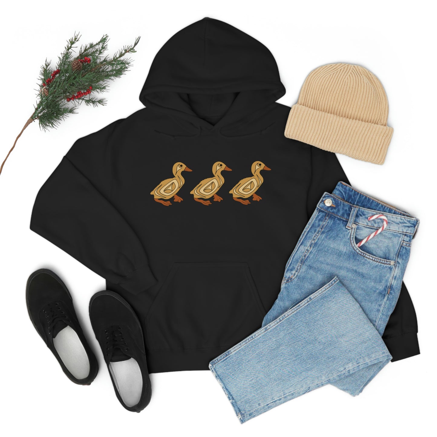 Coast Salish Duck Sweatshirt Indigenous Hoodie Cute
