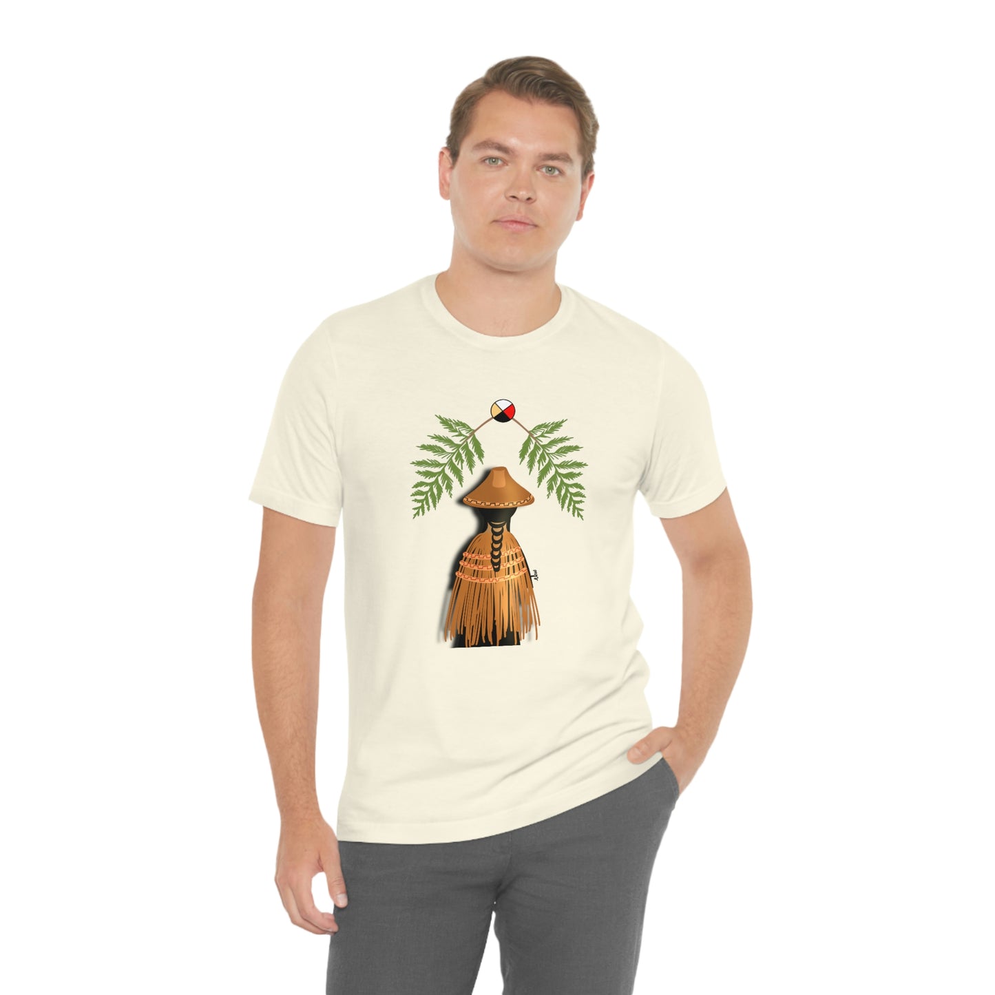 Coast Salish Indigenous T-shirt Cedar Regalia