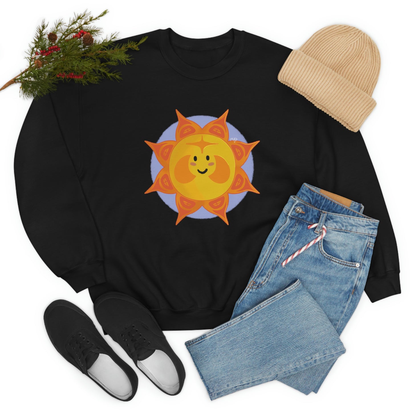 Coast Salish Sun Native American Sweatshirt