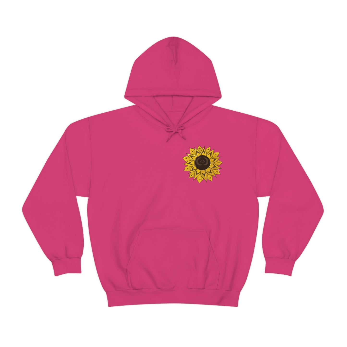 Coast Salish Powered By Ancestral Strength Hoodie Indigenous Hoodie Sunflower Native Owned Shop