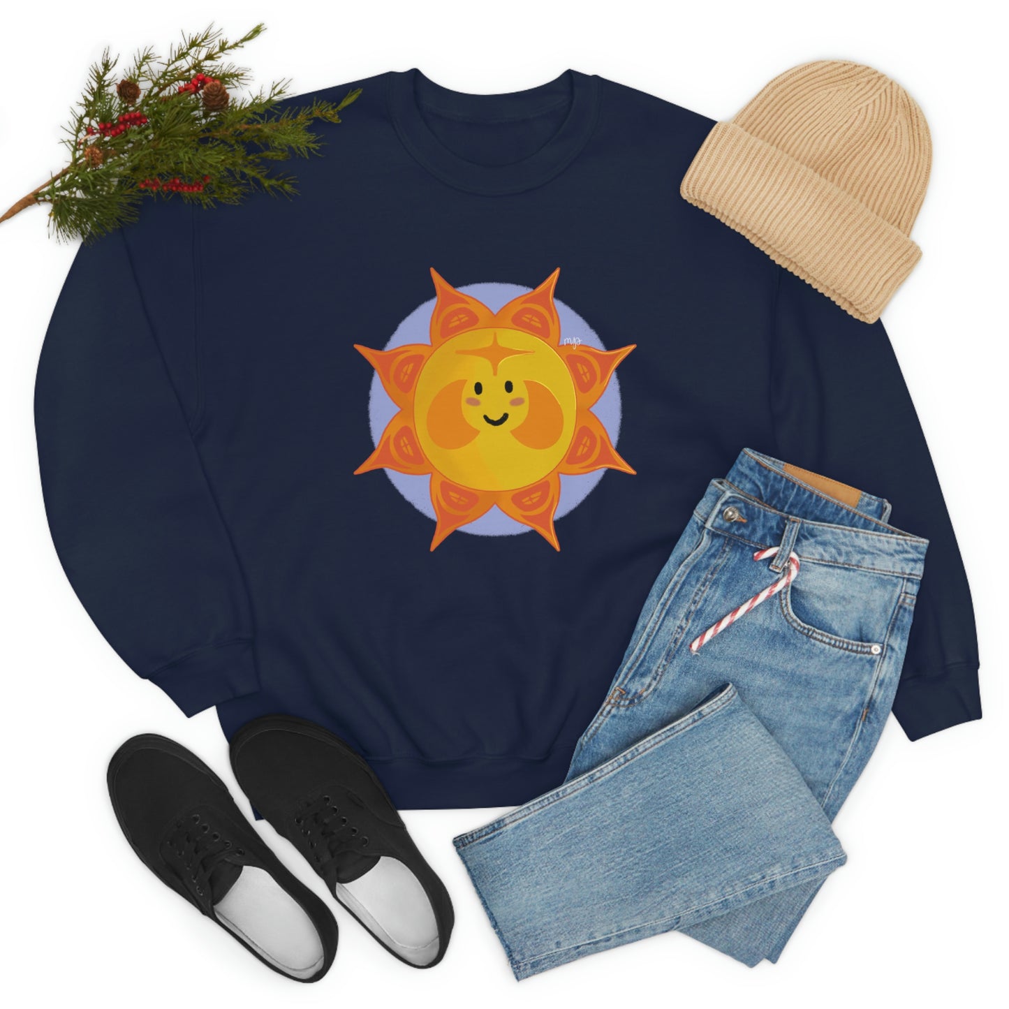 Coast Salish Sun Native American Sweatshirt