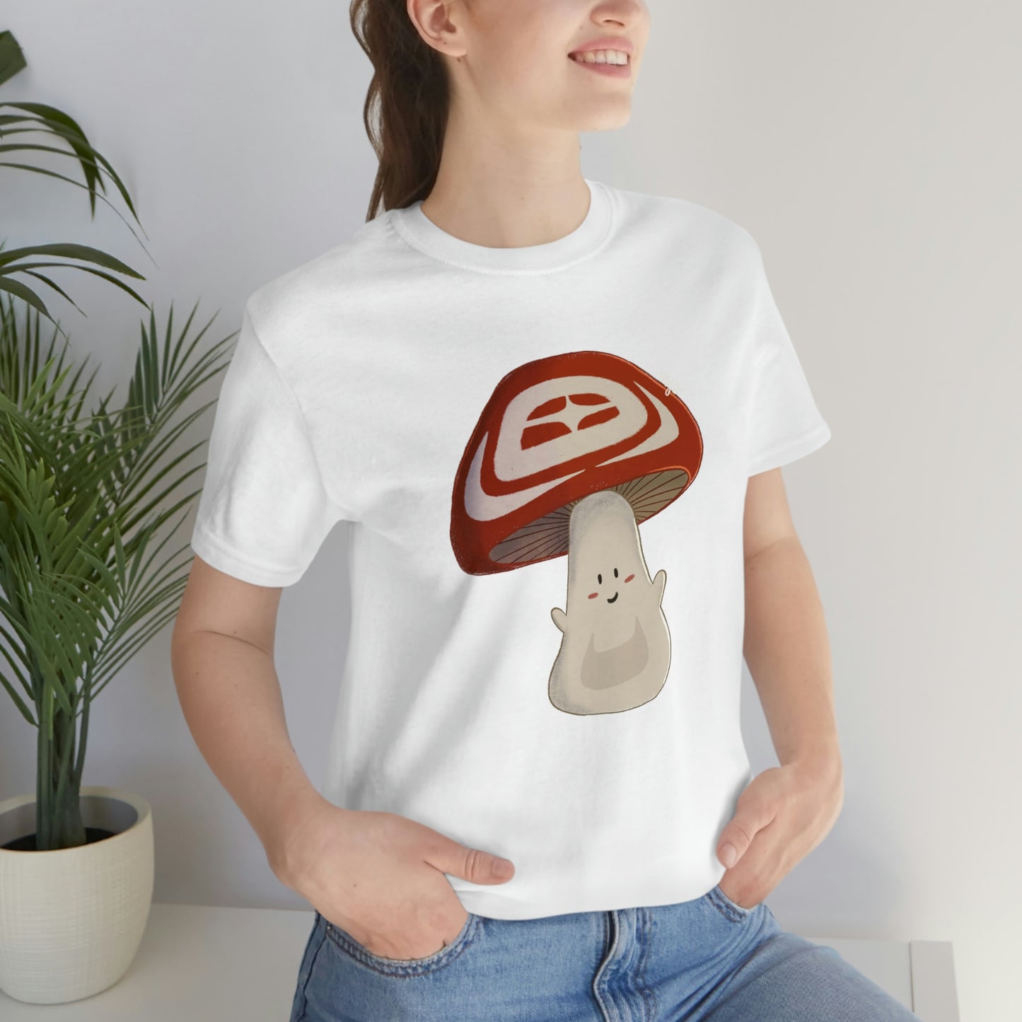 Coast Salish Mushroom T-Shirt Indigenous Design Cute Native American Mushroom
