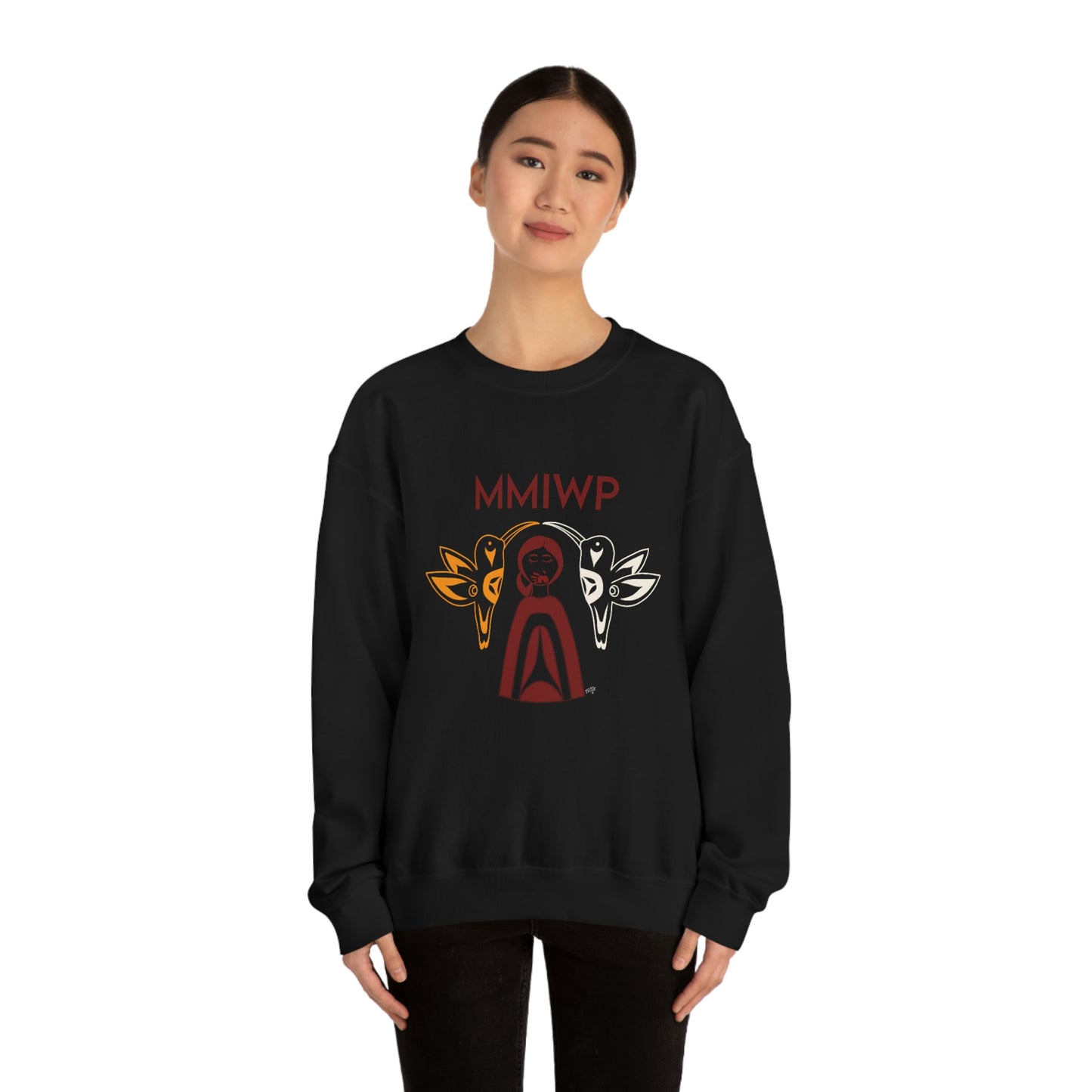 MMIWP Crewneck Sweatshirt No More Stolen Sisters Crewneck Indigenous Owned Native American Art